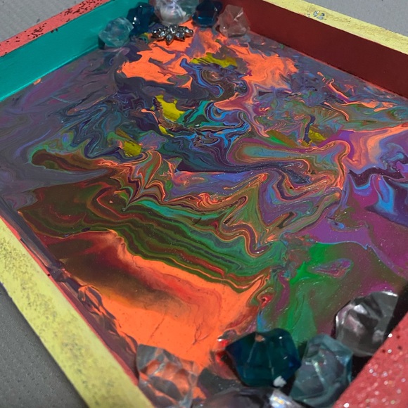 Hand Painted Trinket Tray - Picture 2 of 4